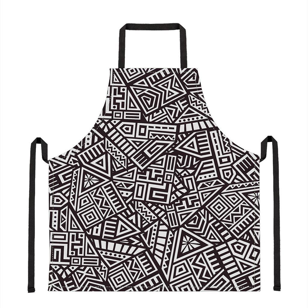 Tribal Aztec Geometric Pattern Print Apron