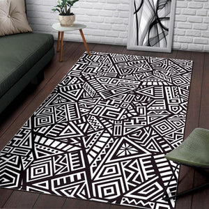 Tribal Aztec Geometric Pattern Print Area Rug GearFrost