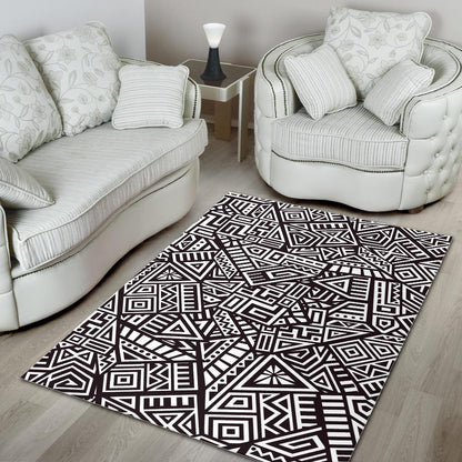 Tribal Aztec Geometric Pattern Print Area Rug GearFrost