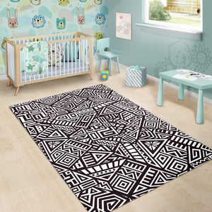 Tribal Aztec Geometric Pattern Print Area Rug GearFrost