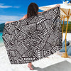 Tribal Aztec Geometric Pattern Print Beach Sarong Wrap