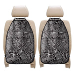 Tribal Aztec Geometric Pattern Print Car Seat Organizers