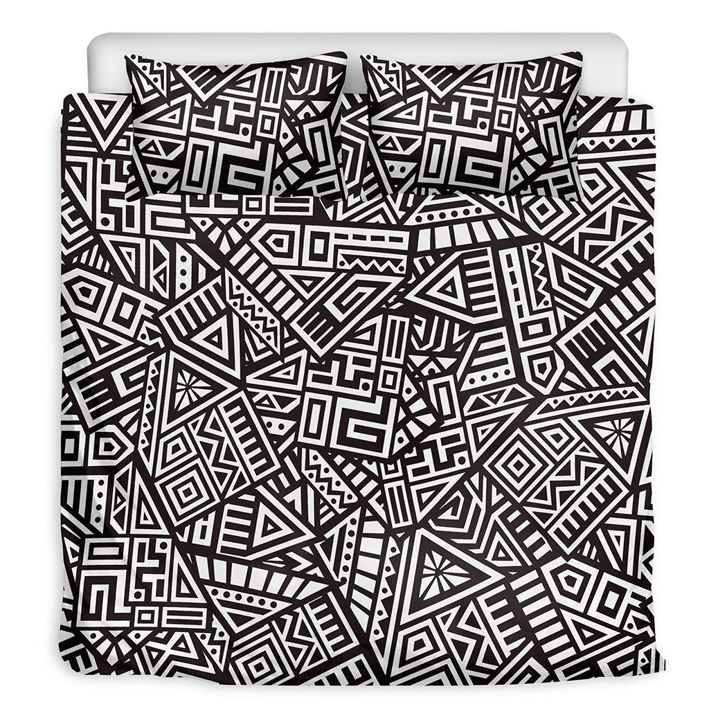 Tribal Aztec Geometric Pattern Print Duvet Cover Bedding Set
