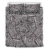 Tribal Aztec Geometric Pattern Print Duvet Cover Bedding Set