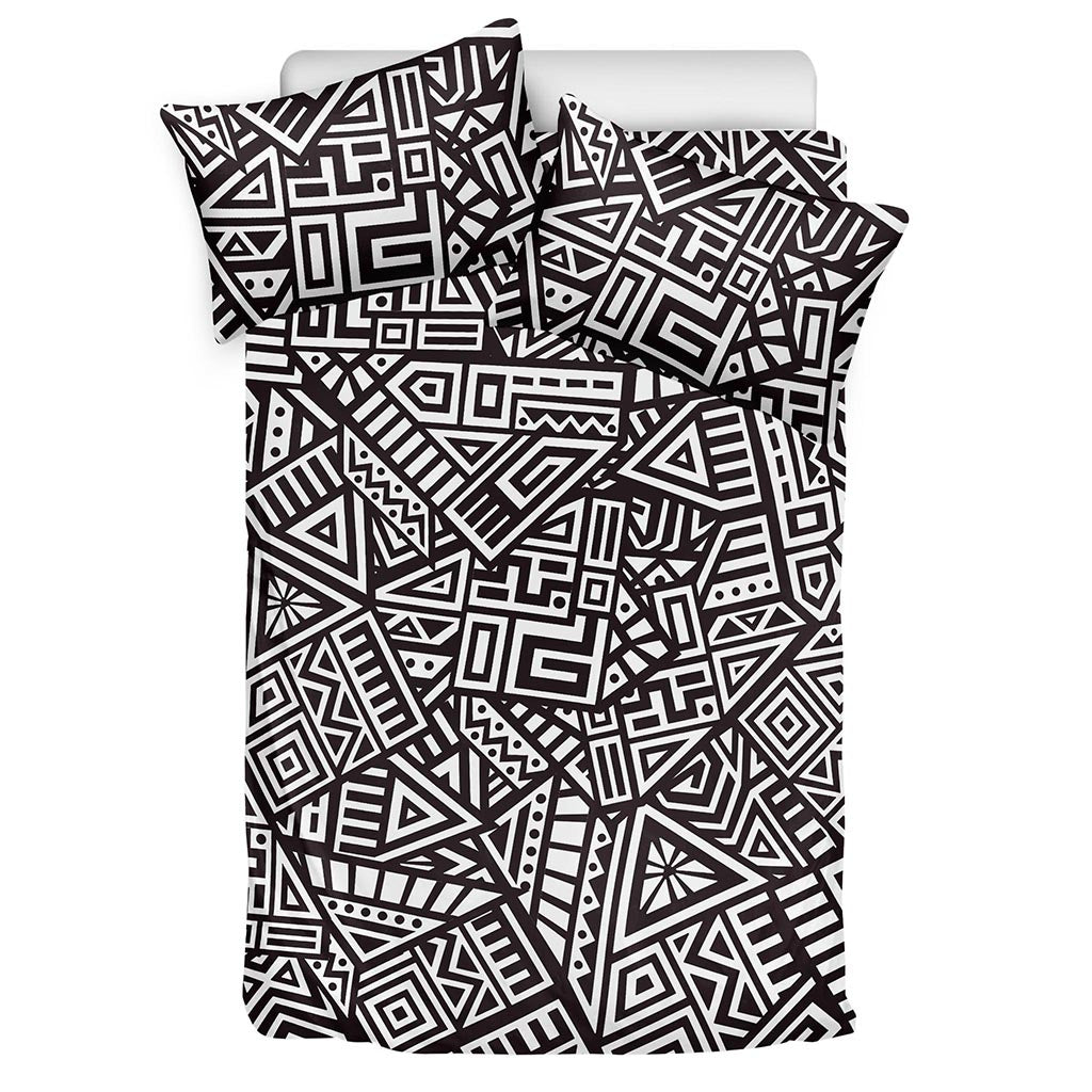 Tribal Aztec Geometric Pattern Print Duvet Cover Bedding Set