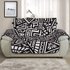 Tribal Aztec Geometric Pattern Print Half Sofa Protector