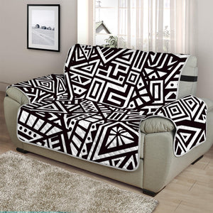 Tribal Aztec Geometric Pattern Print Half Sofa Protector