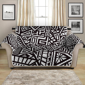 Tribal Aztec Geometric Pattern Print Loveseat Protector