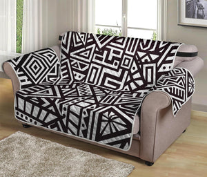 Tribal Aztec Geometric Pattern Print Loveseat Protector