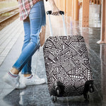 Tribal Aztec Geometric Pattern Print Luggage Cover GearFrost