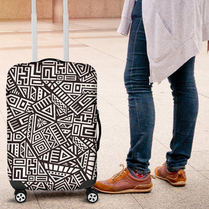 Tribal Aztec Geometric Pattern Print Luggage Cover GearFrost