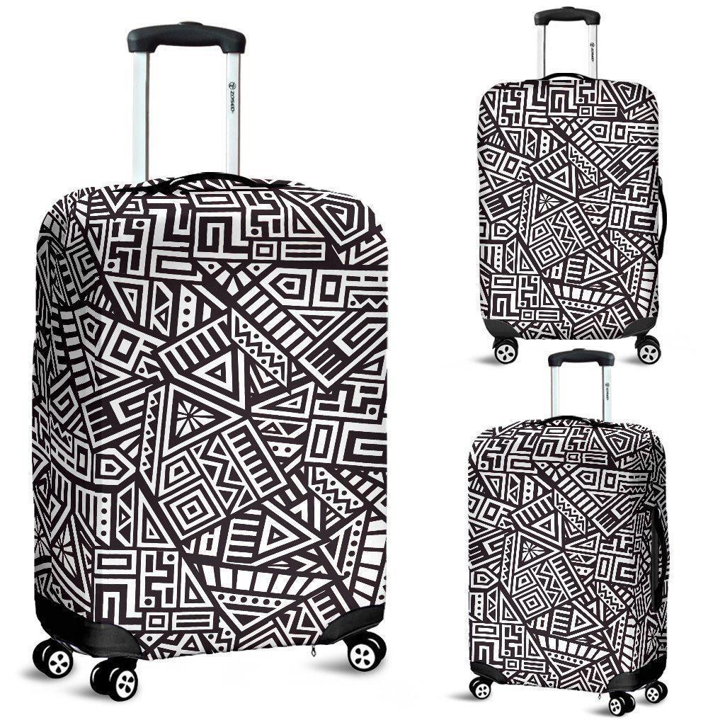 Tribal Aztec Geometric Pattern Print Luggage Cover GearFrost