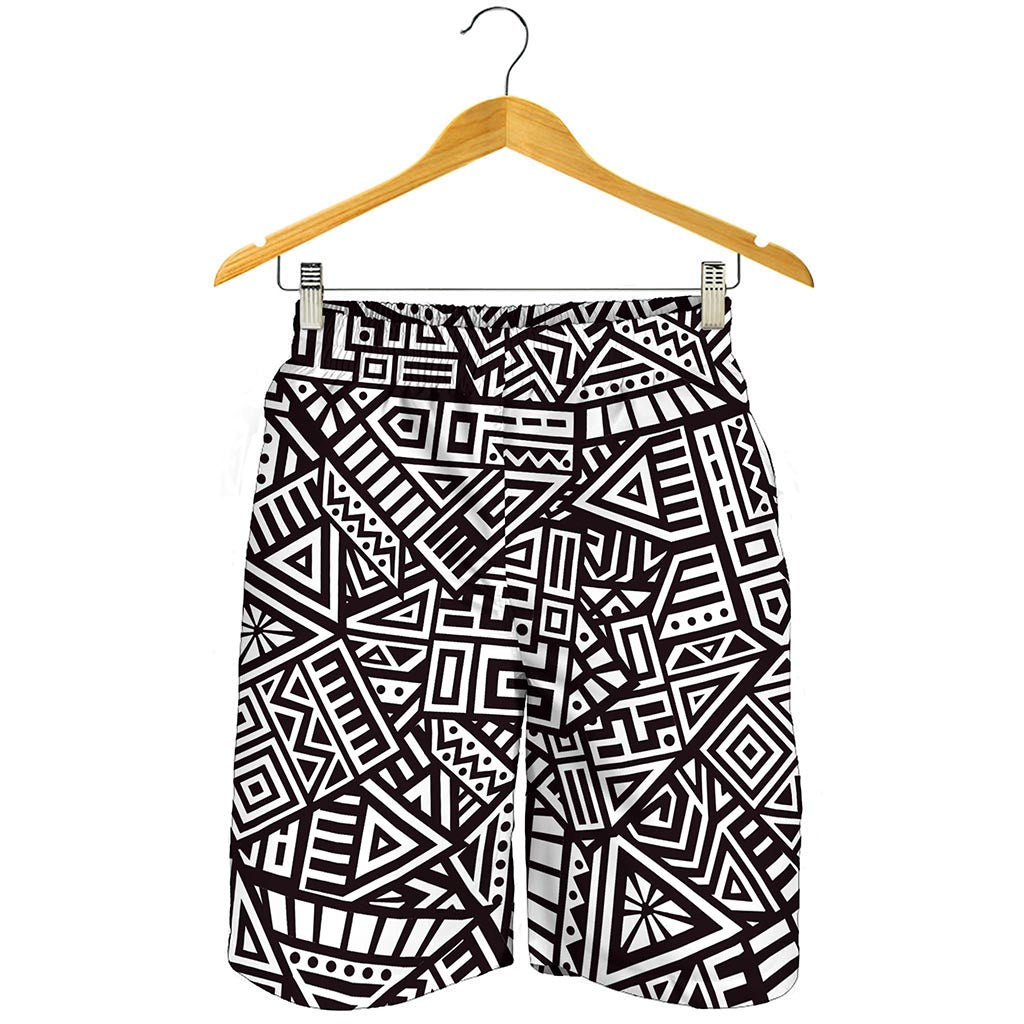 Tribal Aztec Geometric Pattern Print Men's Shorts