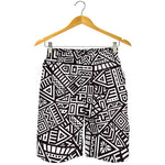 Tribal Aztec Geometric Pattern Print Men's Shorts