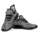 Tribal Aztec Geometric Pattern Print Mesh Knit Shoes GearFrost