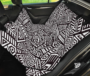 Tribal Aztec Geometric Pattern Print Pet Car Back Seat Cover