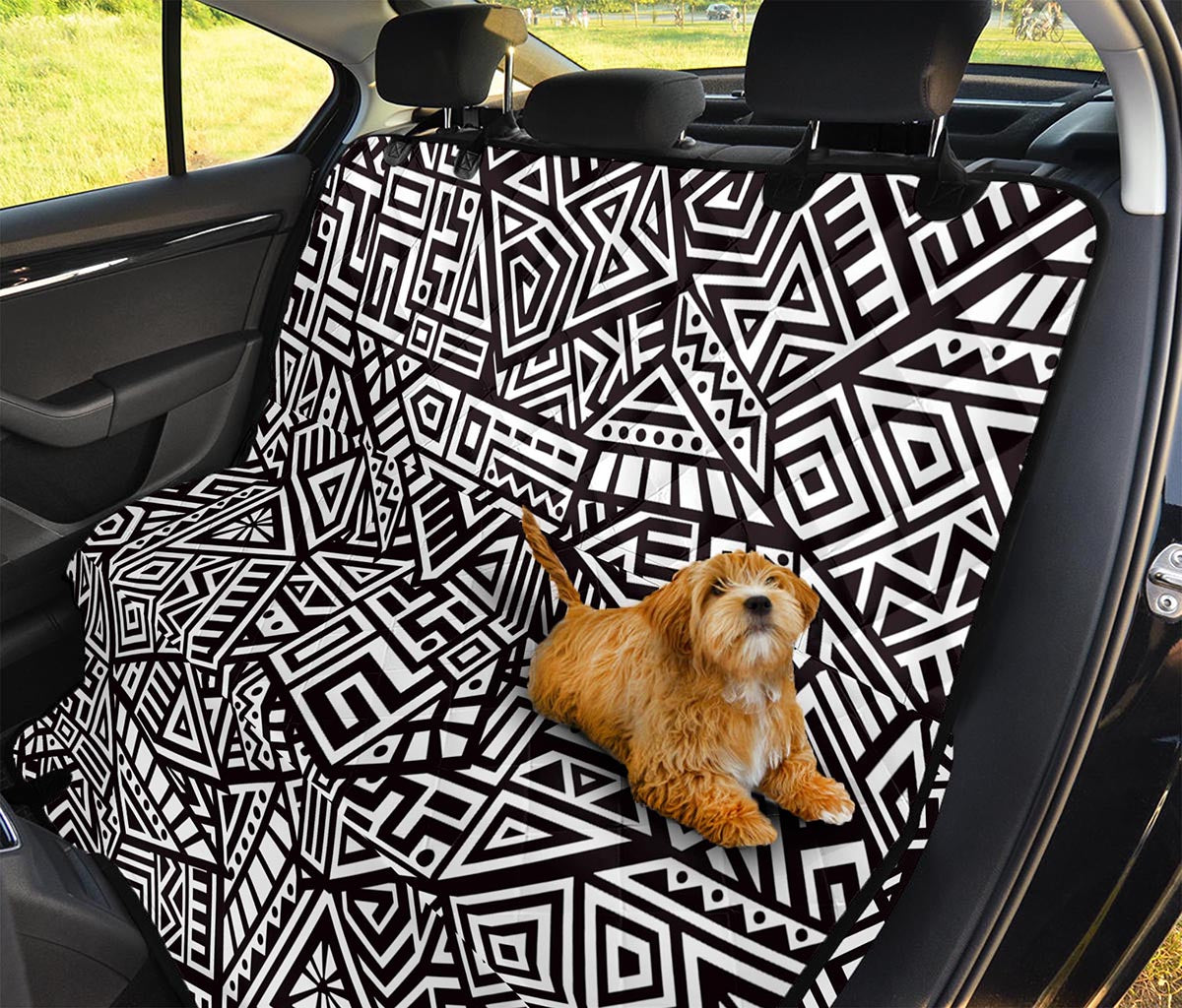Tribal Aztec Geometric Pattern Print Pet Car Back Seat Cover