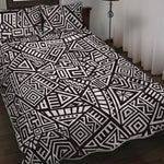 Tribal Aztec Geometric Pattern Print Quilt Bed Set