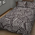 Tribal Aztec Geometric Pattern Print Quilt Bed Set