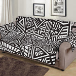 Tribal Aztec Geometric Pattern Print Sofa Protector