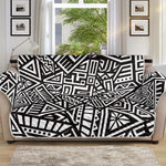 Tribal Aztec Geometric Pattern Print Sofa Protector