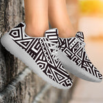 Tribal Aztec Geometric Pattern Print Sport Shoes GearFrost