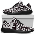 Tribal Aztec Geometric Pattern Print Walking Shoes