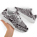 Tribal Aztec Geometric Pattern Print Sport Shoes GearFrost