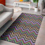 Tribal Aztec Hippie Pattern Print Area Rug