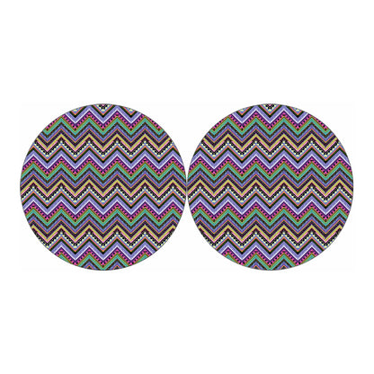 Tribal Aztec Hippie Pattern Print Car Coasters