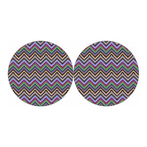 Tribal Aztec Hippie Pattern Print Car Coasters