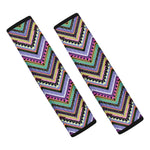 Tribal Aztec Hippie Pattern Print Car Seat Belt Covers