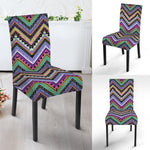 Tribal Aztec Hippie Pattern Print Dining Chair Slipcover