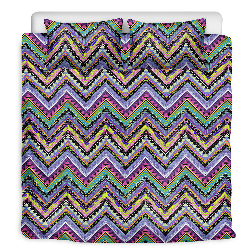 Tribal Aztec Hippie Pattern Print Duvet Cover Bedding Set