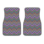 Tribal Aztec Hippie Pattern Print Front Car Floor Mats