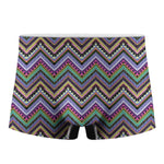Tribal Aztec Hippie Pattern Print Men's Boxer Briefs