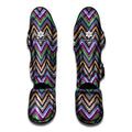 Tribal Aztec Hippie Pattern Print Muay Thai Shin Guards