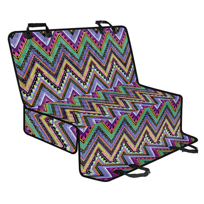 Tribal Aztec Hippie Pattern Print Pet Car Back Seat Cover
