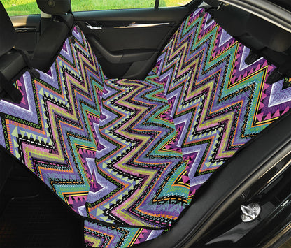 Tribal Aztec Hippie Pattern Print Pet Car Back Seat Cover