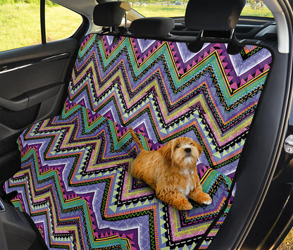Tribal Aztec Hippie Pattern Print Pet Car Back Seat Cover