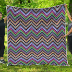 Tribal Aztec Hippie Pattern Print Quilt