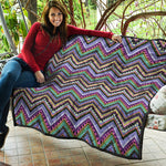 Tribal Aztec Hippie Pattern Print Quilt