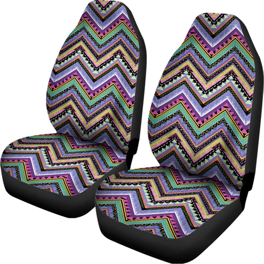 Tribal Aztec Hippie Pattern Print Universal Fit Car Seat Covers