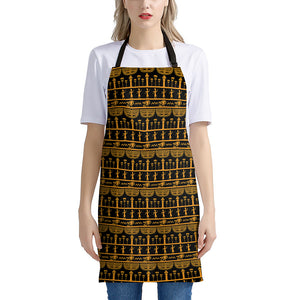 Tribal Egypt Pattern Print Apron