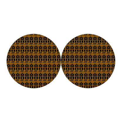 Tribal Egypt Pattern Print Car Coasters