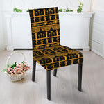 Tribal Egypt Pattern Print Dining Chair Slipcover