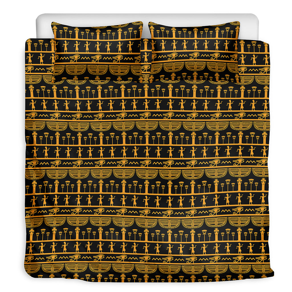 Tribal Egypt Pattern Print Duvet Cover Bedding Set