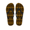 Tribal Egypt Pattern Print Flip Flops