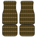 Tribal Egypt Pattern Print Front and Back Car Floor Mats