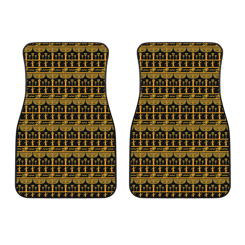 Tribal Egypt Pattern Print Front Car Floor Mats